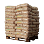 Granulés de bois bioénergétiques, palette de 66 sacs